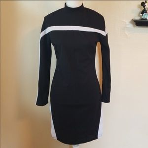 Fashion Nova black and white dress